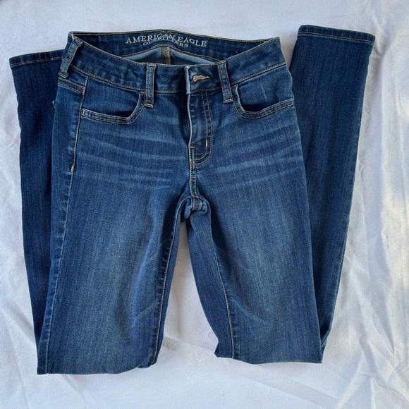 Dark Blue Denim Jeans - Picture 3 of 13